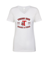 Tucson HS Track & Field Curve - Womens Vneck