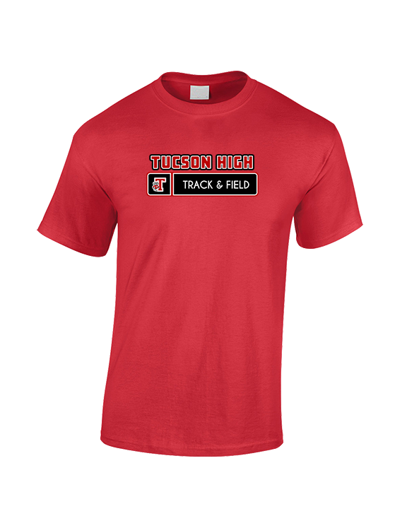 Tucson HS Track & Field Pennant - Cotton T-Shirt