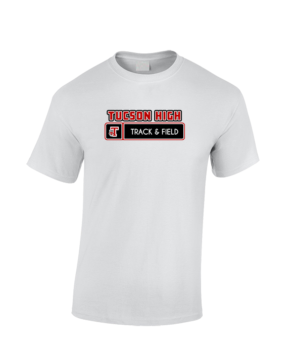 Tucson HS Track & Field Pennant - Cotton T-Shirt