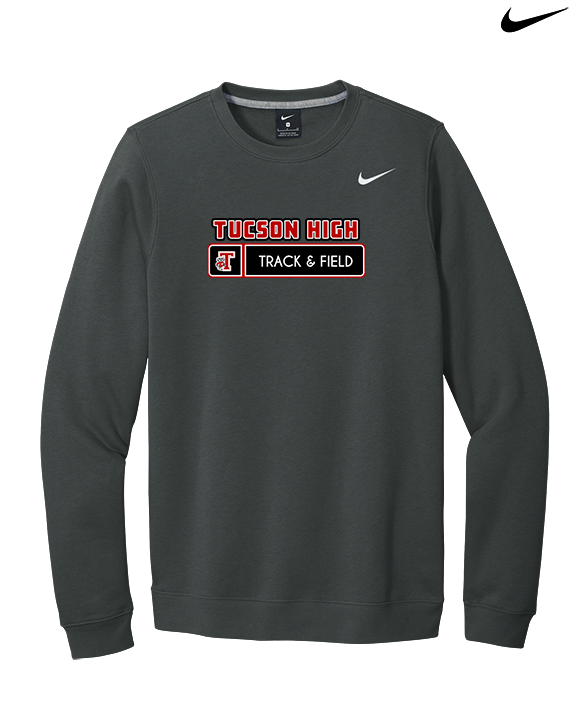 Tucson HS Track & Field Pennant - Mens Nike Crewneck