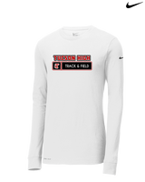 Tucson HS Track & Field Pennant - Mens Nike Longsleeve