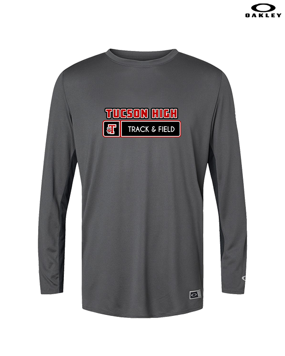 Tucson HS Track & Field Pennant - Mens Oakley Longsleeve