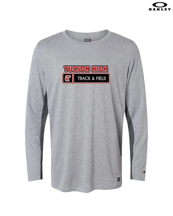 Tucson HS Track & Field Pennant - Mens Oakley Longsleeve
