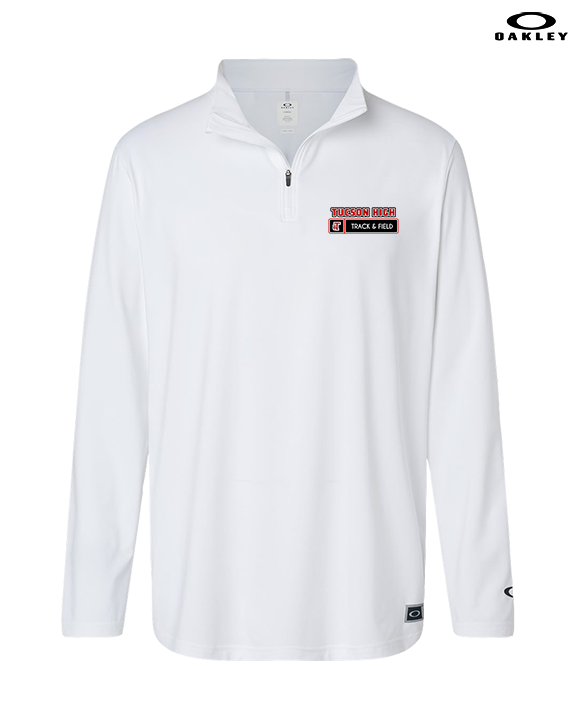 Tucson HS Track & Field Pennant - Mens Oakley Quarter Zip