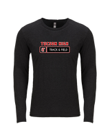 Tucson HS Track & Field Pennant - Tri-Blend Long Sleeve
