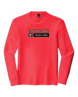 Tucson HS Track & Field Pennant - Tri-Blend Long Sleeve