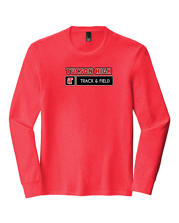 Tucson HS Track & Field Pennant - Tri-Blend Long Sleeve