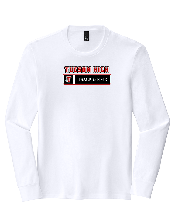 Tucson HS Track & Field Pennant - Tri-Blend Long Sleeve