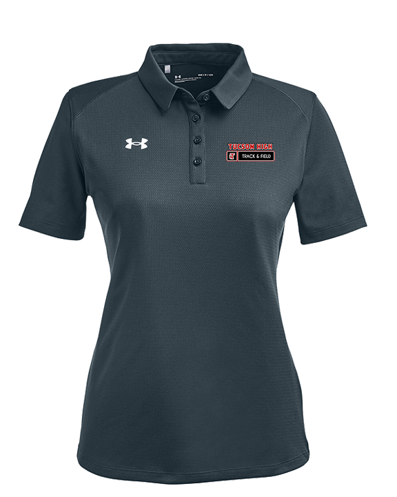 Tucson HS Track & Field Pennant - Under Armour Ladies Tech Polo