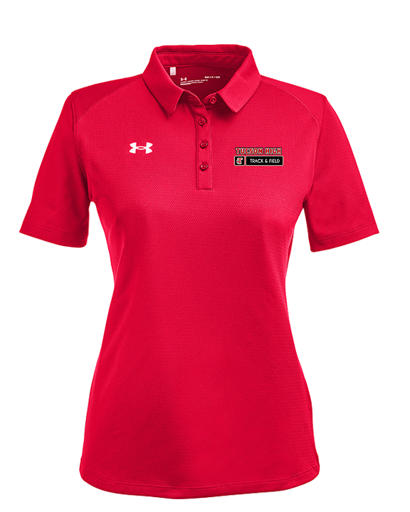 Tucson HS Track & Field Pennant - Under Armour Ladies Tech Polo