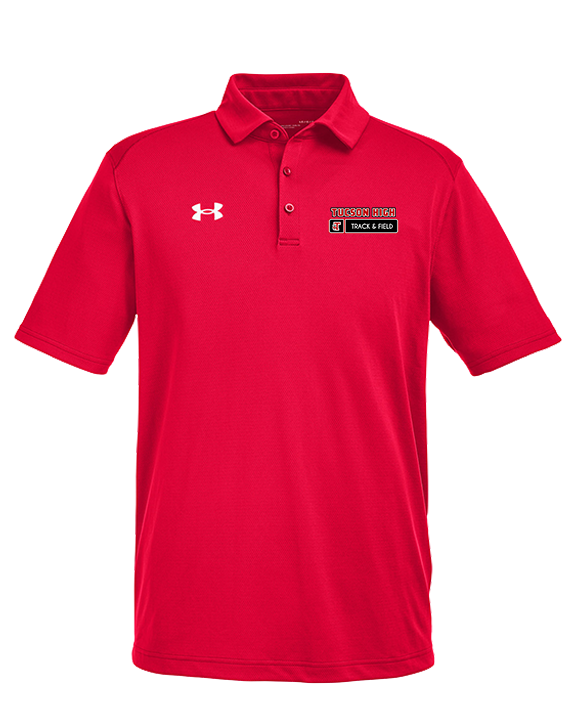 Tucson HS Track & Field Pennant - Under Armour Mens Tech Polo