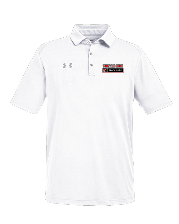 Tucson HS Track & Field Pennant - Under Armour Mens Tech Polo