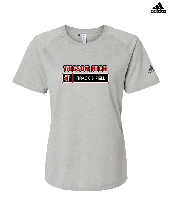 Tucson HS Track & Field Pennant - Womens Adidas Performance Shirt