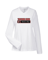 Tucson HS Track & Field Pennant - Womens Performance Longsleeve