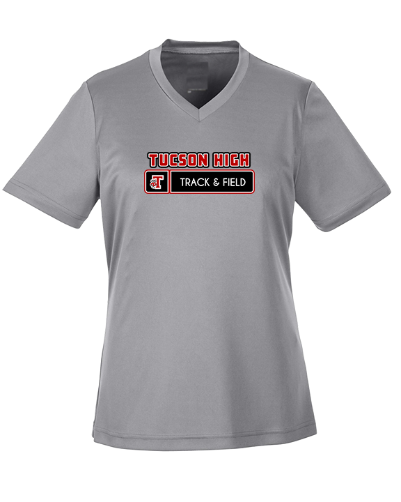 Tucson HS Track & Field Pennant - Womens Performance Shirt