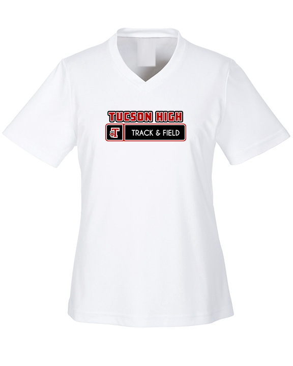 Tucson HS Track & Field Pennant - Womens Performance Shirt