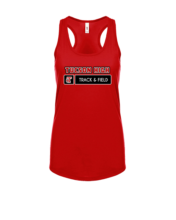 Tucson HS Track & Field Pennant - Womens Tank Top
