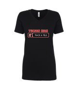 Tucson HS Track & Field Pennant - Womens Vneck
