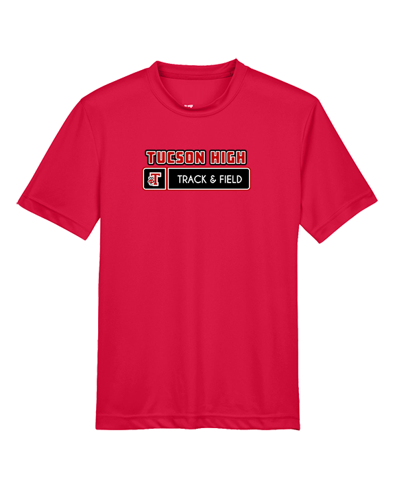 Tucson HS Track & Field Pennant - Youth Performance Shirt
