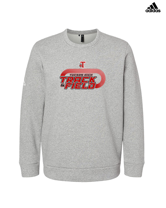 Tucson HS Track & Field Turn - Mens Adidas Crewneck