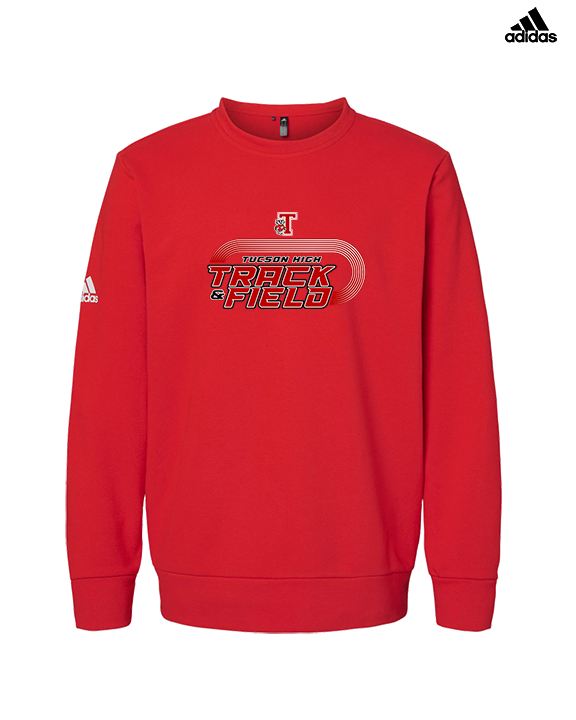 Tucson HS Track & Field Turn - Mens Adidas Crewneck