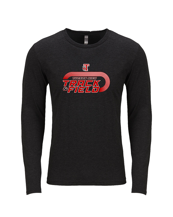 Tucson HS Track & Field Turn - Tri-Blend Long Sleeve