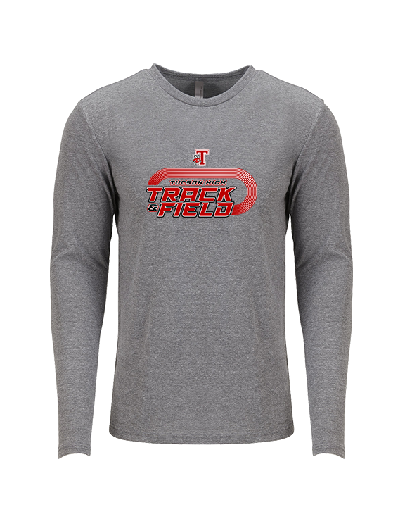 Tucson HS Track & Field Turn - Tri-Blend Long Sleeve