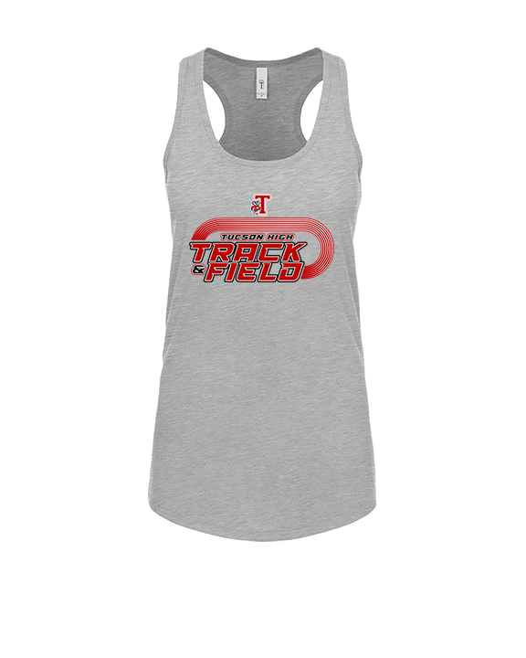 Tucson HS Track & Field Turn - Womens Tank Top