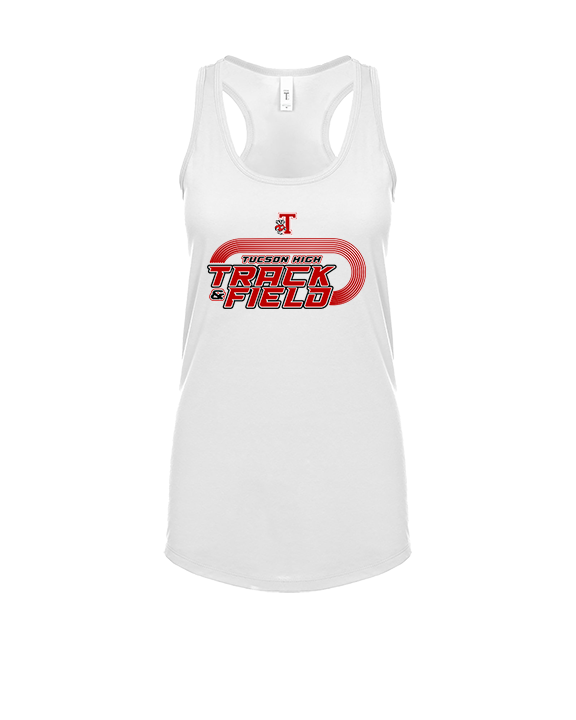 Tucson HS Track & Field Turn - Womens Tank Top