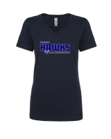 Tucson Hawks Pro Basketball Bold - Womens Vneck