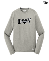 Tucson Raiders Cheer I Heart Cheer - New Era Performance Long Sleeve