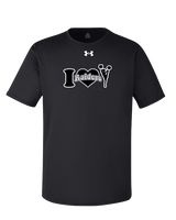 Tucson Raiders Cheer I Heart Cheer - Under Armour Mens Team Tech T-Shirt