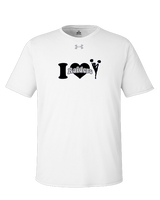Tucson Raiders Cheer I Heart Cheer - Under Armour Mens Team Tech T-Shirt