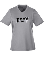 Tucson Raiders Cheer I Heart Cheer - Womens Performance Shirt