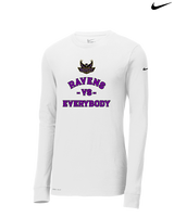 Tucson Ravens Football Vs Everybody - Mens Nike Longsleeve