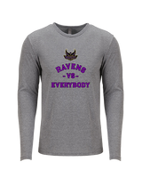 Tucson Ravens Football Vs Everybody - Tri-Blend Long Sleeve