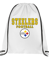 Tucson Steelers Football Block - Drawstring Bag