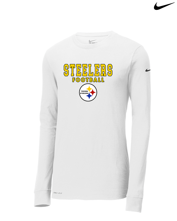 Tucson Steelers Football Block - Mens Nike Longsleeve