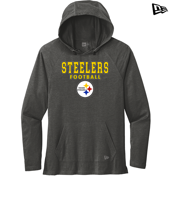 Tucson Steelers Football Block - New Era Tri-Blend Hoodie