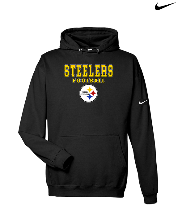 Tucson Steelers Football Block - Nike Club Fleece Hoodie