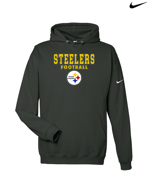 Tucson Steelers Football Block - Nike Club Fleece Hoodie
