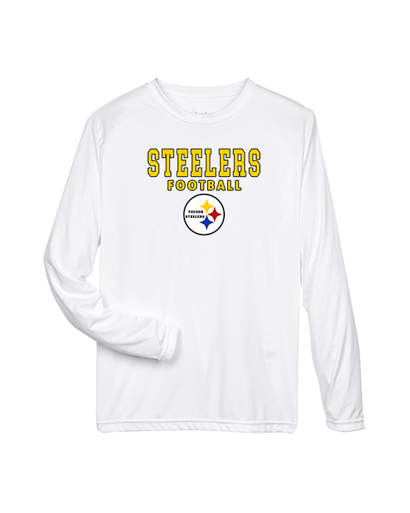 Tucson Steelers Football Block - Performance Longsleeve