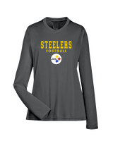 Tucson Steelers Football Block - Womens Performance Longsleeve