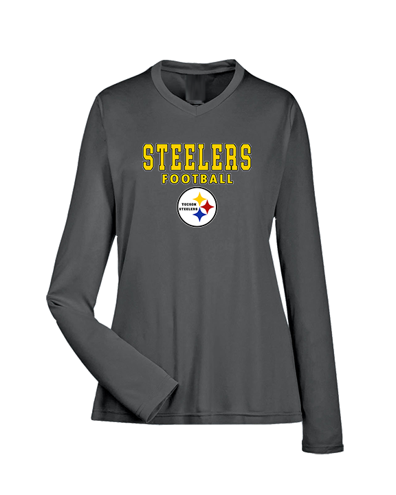 Tucson Steelers Football Block - Womens Performance Longsleeve