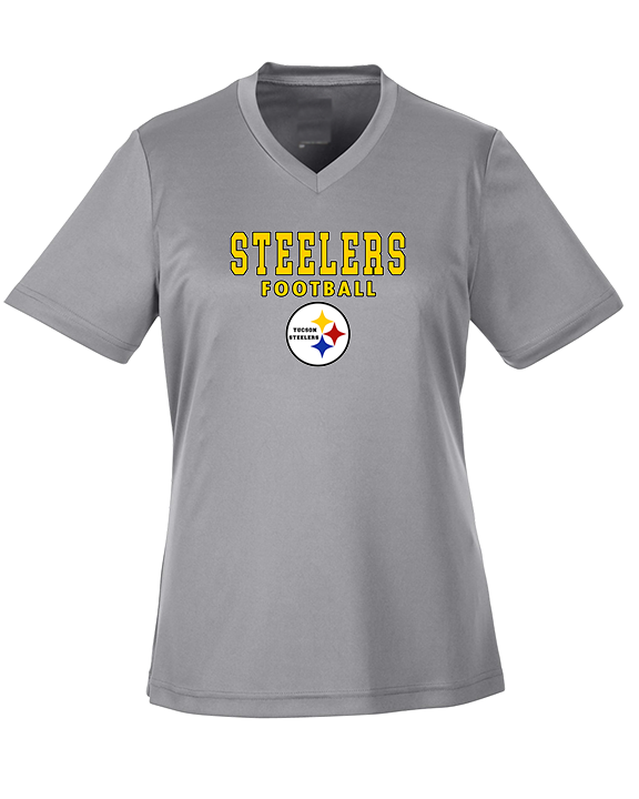 Tucson Steelers Football Block - Womens Performance Shirt
