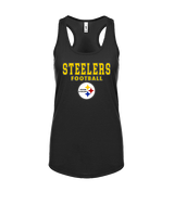 Tucson Steelers Football Block - Womens Tank Top