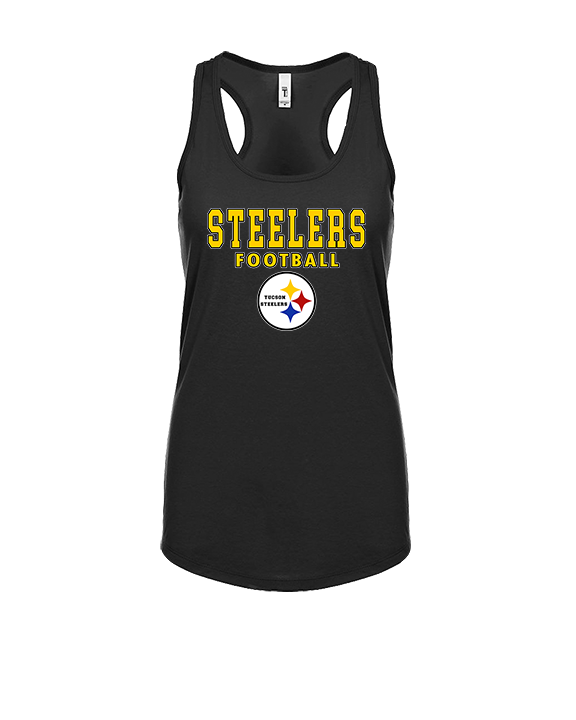 Tucson Steelers Football Block - Womens Tank Top