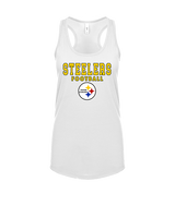 Tucson Steelers Football Block - Womens Tank Top