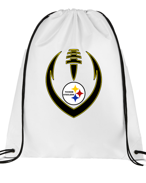 Tucson Steelers Football Full Football - Drawstring Bag
