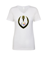 Tucson Steelers Football Full Football - Womens Vneck